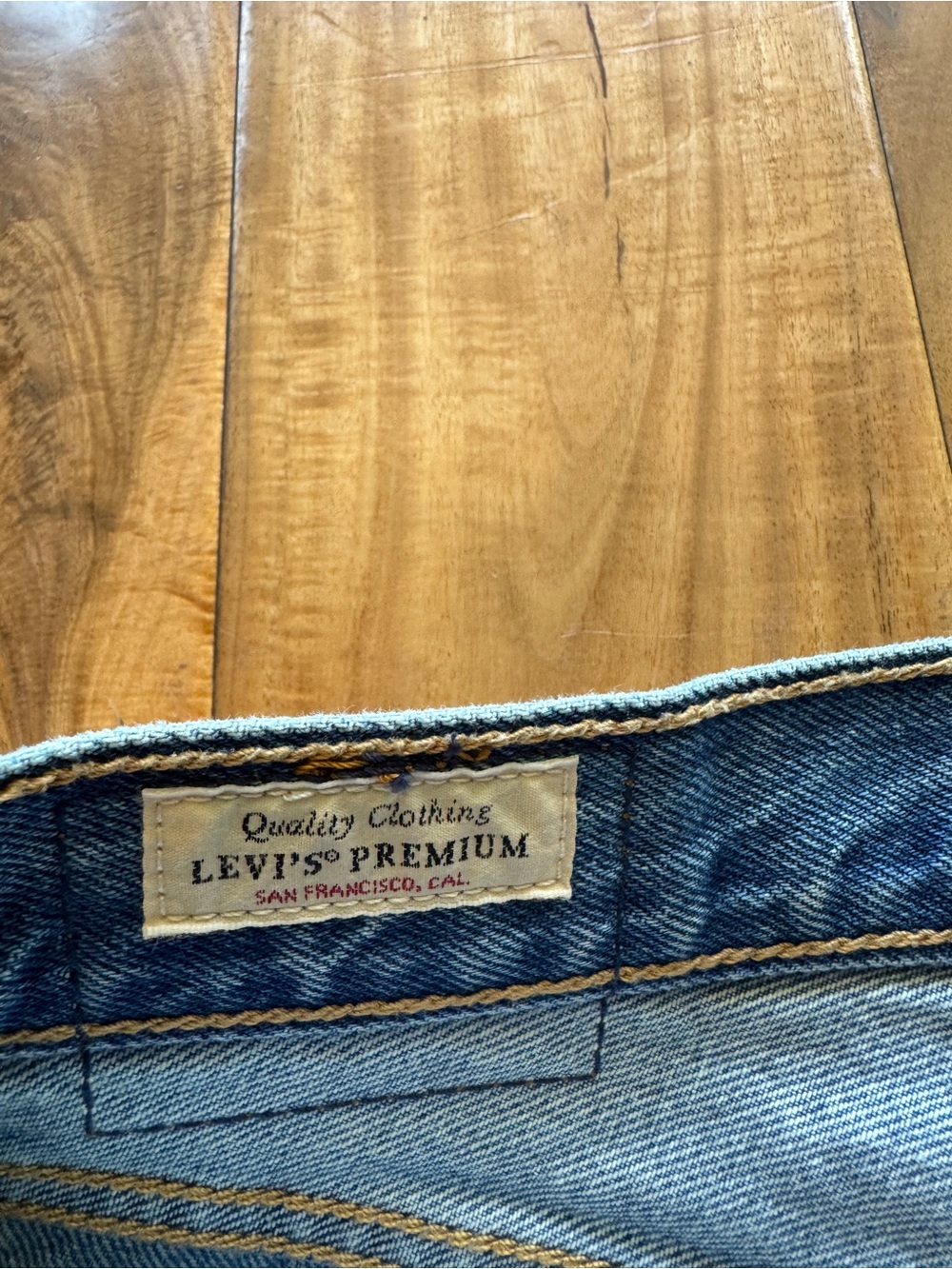 Levi's Classic Blue Straight-Leg Jeans - Picture 3 of 11